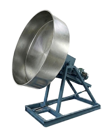 Pan disc granulator box to gear